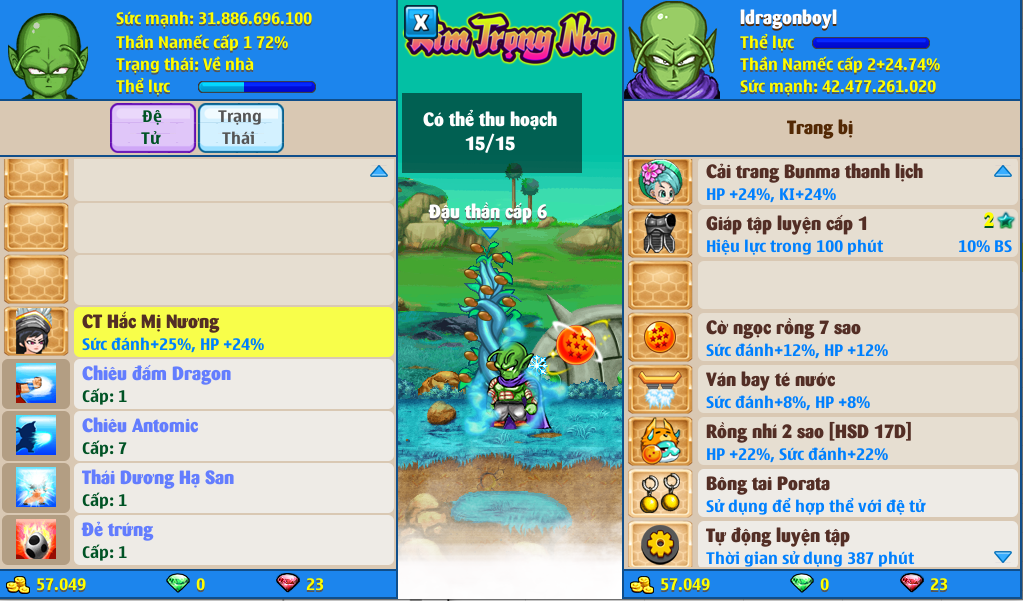 Nick Ngọc Rồng Online VIP giá rẻ, NickDaoQuan.Com, Shop Nick Ngọc Rồng