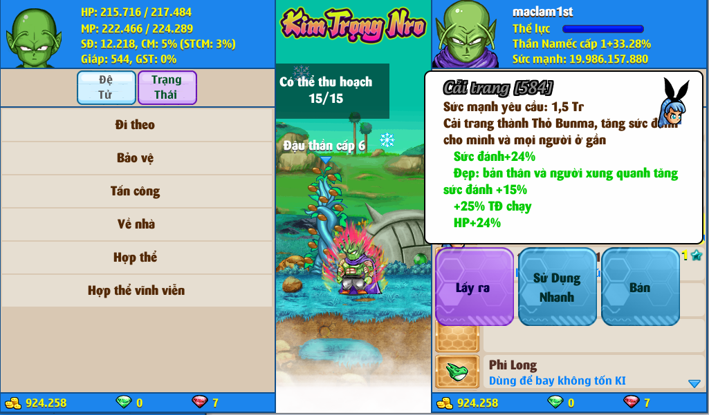 Nick Ngọc Rồng Online VIP giá rẻ, NickDaoQuan.Com, Shop Nick Ngọc Rồng