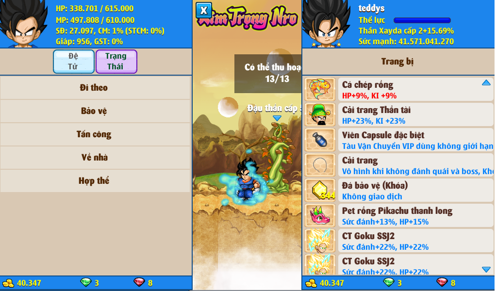 Nick Ngọc Rồng Online VIP giá rẻ, NickDaoQuan.Com, Shop Nick Ngọc Rồng