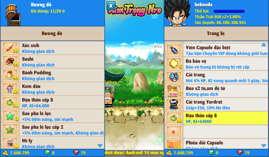 Nick Ngọc Rồng Online VIP giá rẻ, NickDaoQuan.Com, Shop Nick Ngọc Rồng