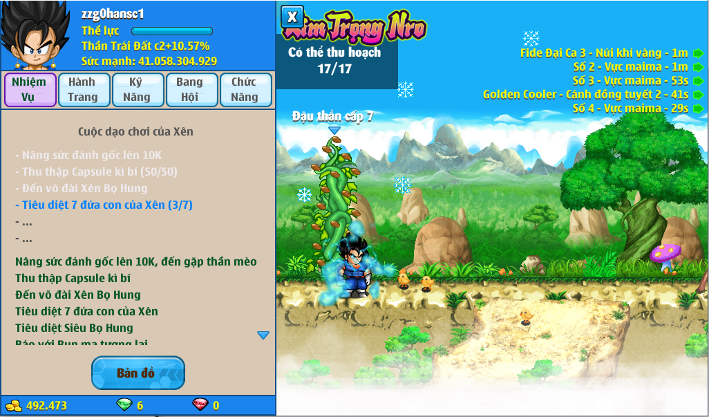 Nick Ngọc Rồng Online VIP giá rẻ, NickDaoQuan.Com, Shop Nick Ngọc Rồng