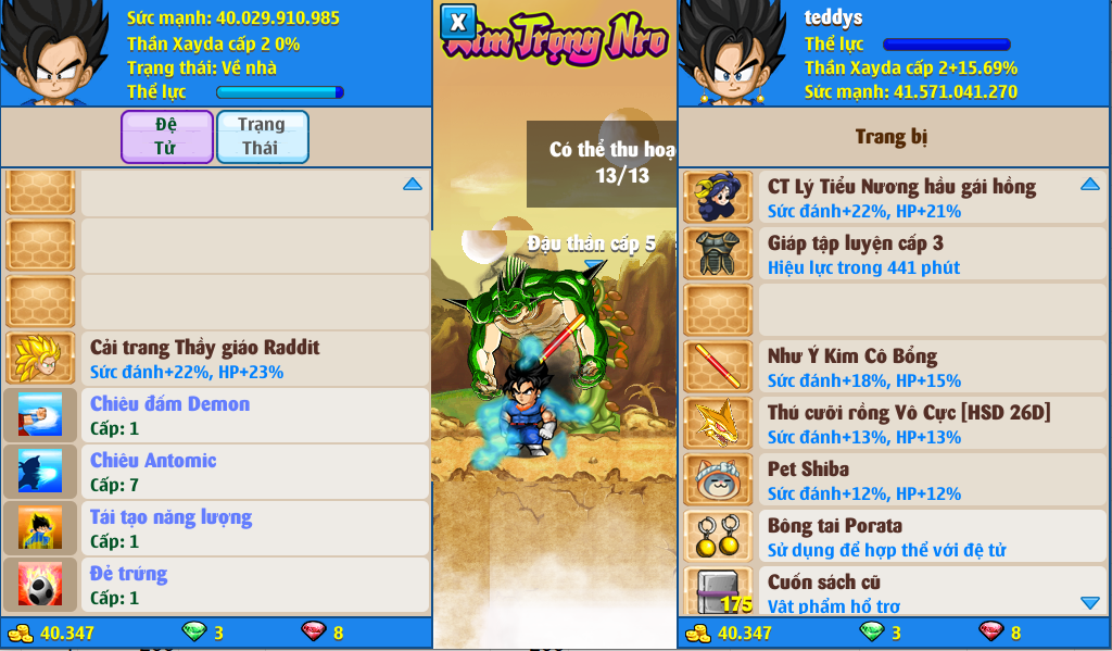 Nick Ngọc Rồng Online VIP giá rẻ, NickDaoQuan.Com, Shop Nick Ngọc Rồng