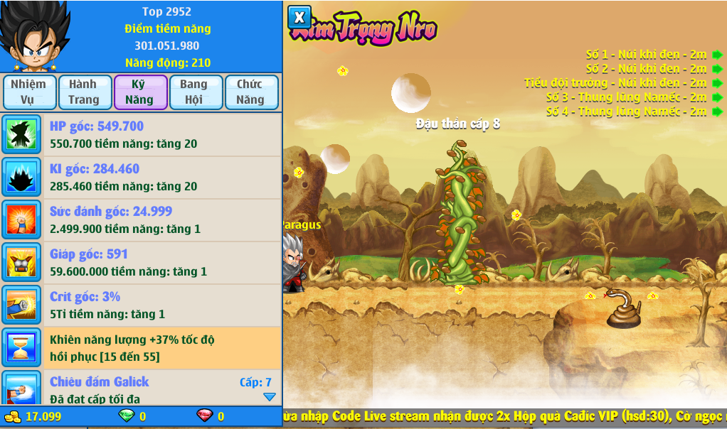 Nick Ngọc Rồng Online VIP giá rẻ, NickDaoQuan.Com, Shop Nick Ngọc Rồng