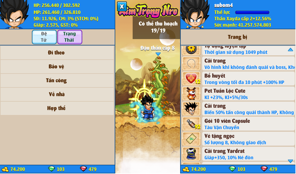 Nick Ngọc Rồng Online VIP giá rẻ, NickDaoQuan.Com, Shop Nick Ngọc Rồng