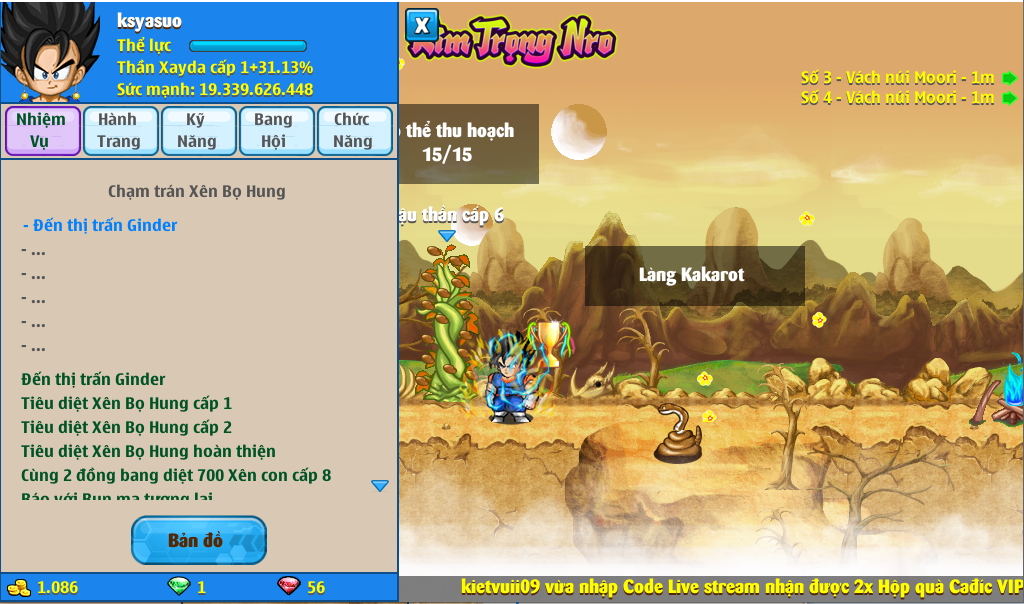 Nick Ngọc Rồng Online VIP giá rẻ, NickDaoQuan.Com, Shop Nick Ngọc Rồng