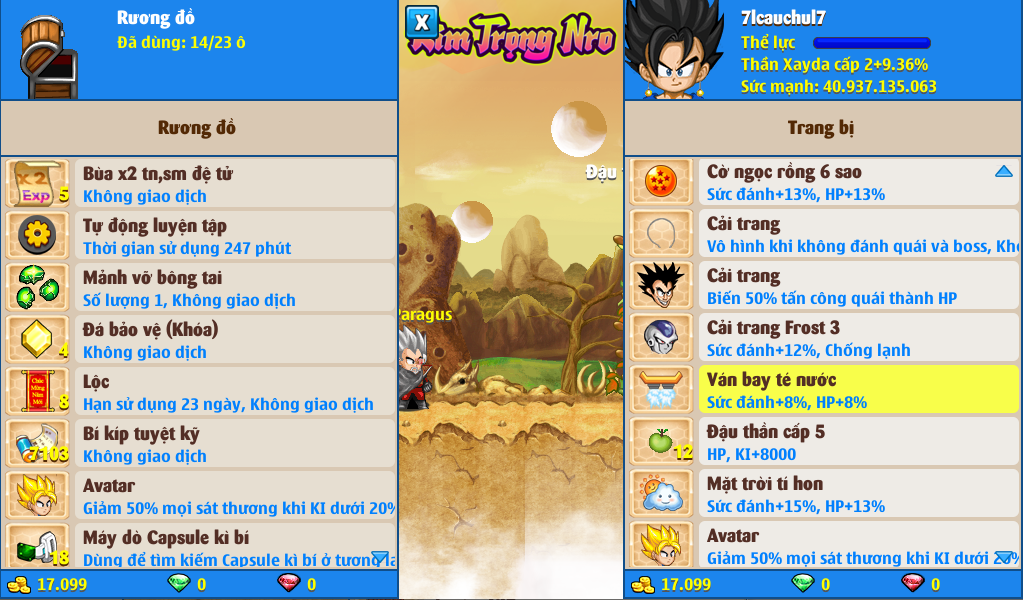 Nick Ngọc Rồng Online VIP giá rẻ, NickDaoQuan.Com, Shop Nick Ngọc Rồng