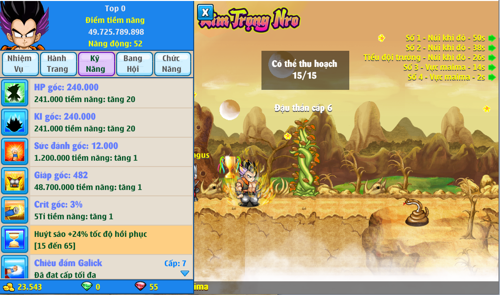 Nick Ngọc Rồng Online VIP giá rẻ, NickDaoQuan.Com, Shop Nick Ngọc Rồng