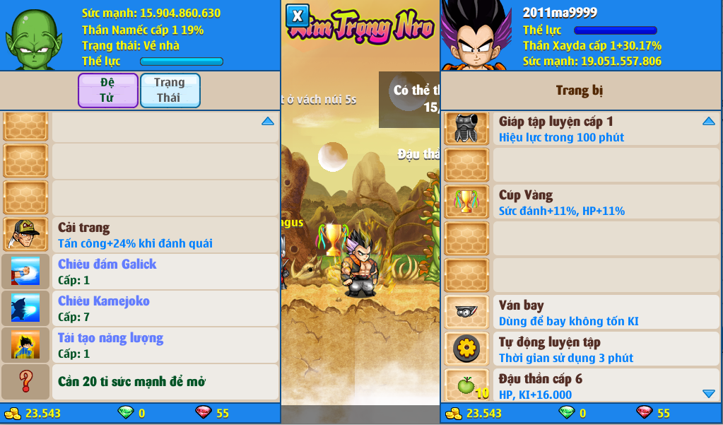 Nick Ngọc Rồng Online VIP giá rẻ, NickDaoQuan.Com, Shop Nick Ngọc Rồng