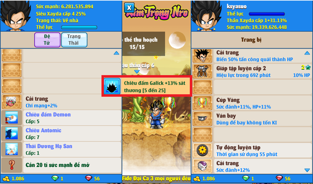 Nick Ngọc Rồng Online VIP giá rẻ, NickDaoQuan.Com, Shop Nick Ngọc Rồng