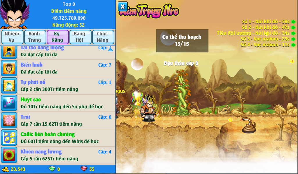 Nick Ngọc Rồng Online VIP giá rẻ, NickDaoQuan.Com, Shop Nick Ngọc Rồng