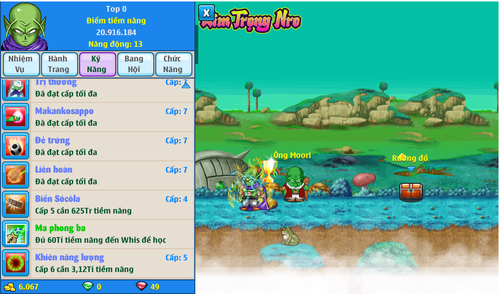 Nick Ngọc Rồng Online VIP giá rẻ, NickDaoQuan.Com, Shop Nick Ngọc Rồng