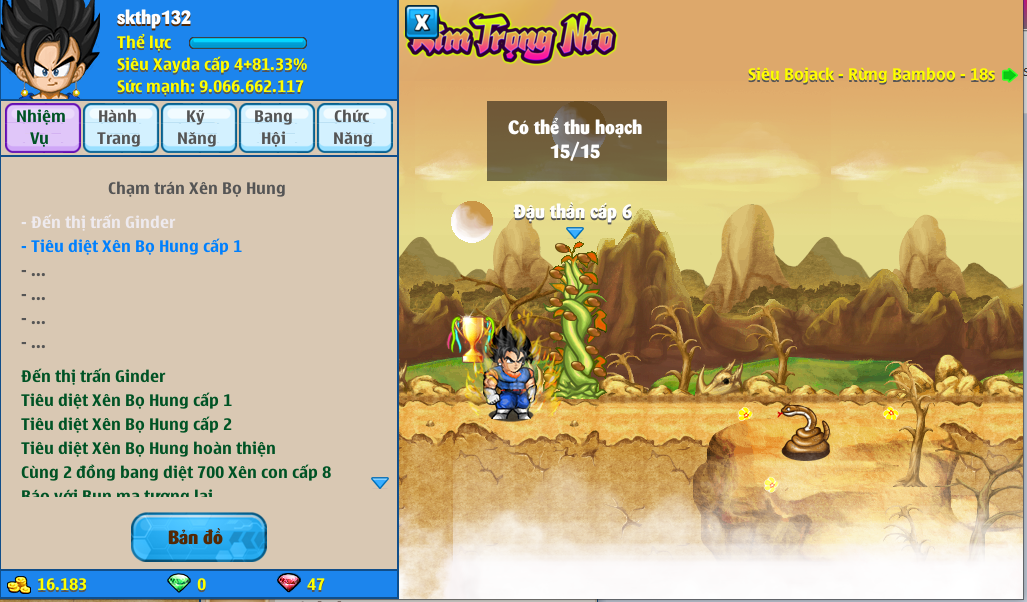 Nick Ngọc Rồng Online VIP giá rẻ, NickDaoQuan.Com, Shop Nick Ngọc Rồng