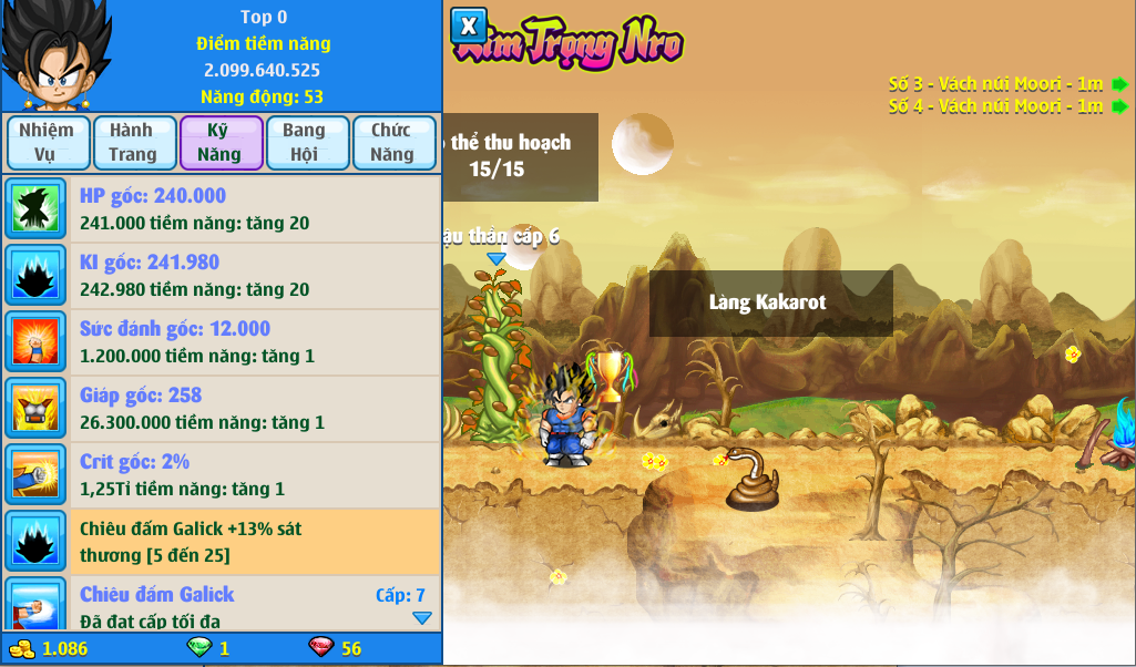 Nick Ngọc Rồng Online VIP giá rẻ, NickDaoQuan.Com, Shop Nick Ngọc Rồng