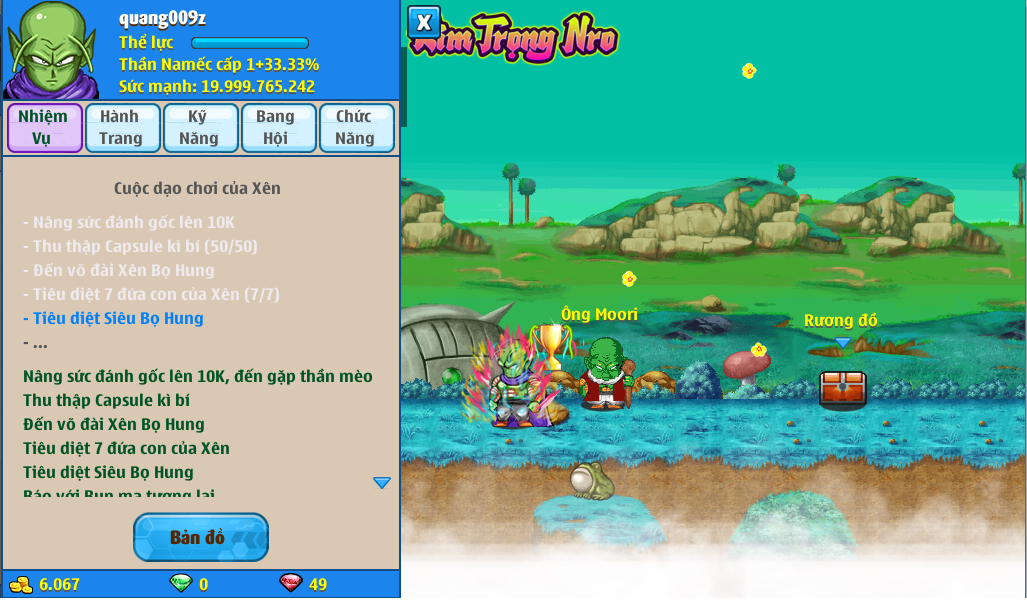 Nick Ngọc Rồng Online VIP giá rẻ, NickDaoQuan.Com, Shop Nick Ngọc Rồng