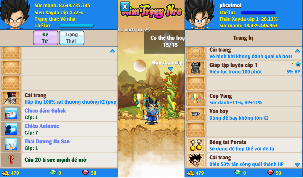 Nick Ngọc Rồng Online VIP giá rẻ, NickDaoQuan.Com, Shop Nick Ngọc Rồng