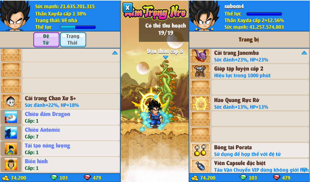 Nick Ngọc Rồng Online VIP giá rẻ, NickDaoQuan.Com, Shop Nick Ngọc Rồng