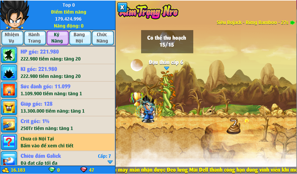 Nick Ngọc Rồng Online VIP giá rẻ, NickDaoQuan.Com, Shop Nick Ngọc Rồng