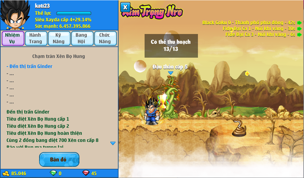 Nick Ngọc Rồng Online VIP giá rẻ, NickDaoQuan.Com, Shop Nick Ngọc Rồng