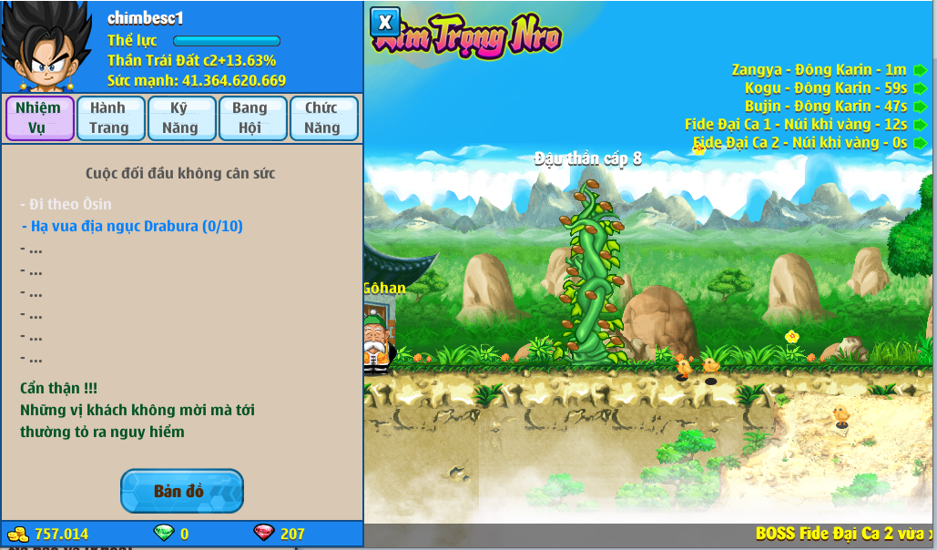 Nick Ngọc Rồng Online VIP giá rẻ, NickDaoQuan.Com, Shop Nick Ngọc Rồng