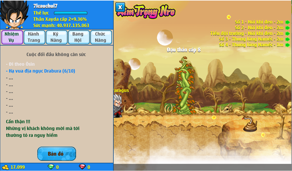 Nick Ngọc Rồng Online VIP giá rẻ, NickDaoQuan.Com, Shop Nick Ngọc Rồng