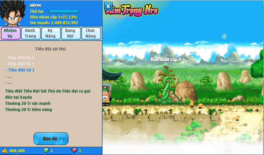 Nick Ngọc Rồng Online VIP giá rẻ, NickDaoQuan.Com, Shop Nick Ngọc Rồng