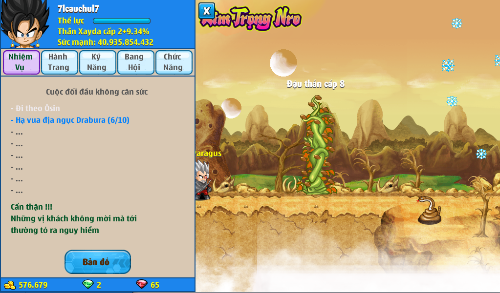 Nick Ngọc Rồng Online VIP giá rẻ, NickDaoQuan.Com, Shop Nick Ngọc Rồng