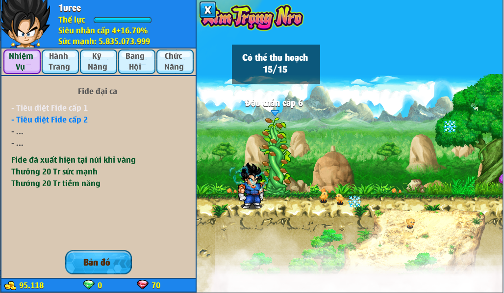 Nick Ngọc Rồng Online VIP giá rẻ, NickDaoQuan.Com, Shop Nick Ngọc Rồng