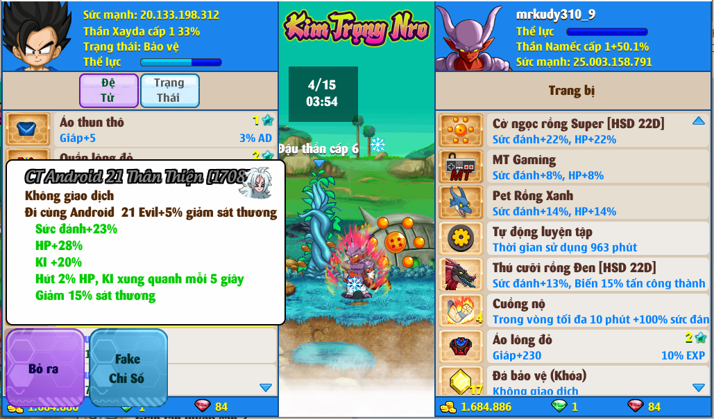 Nick Ngọc Rồng Online VIP giá rẻ, NickDaoQuan.Com, Shop Nick Ngọc Rồng