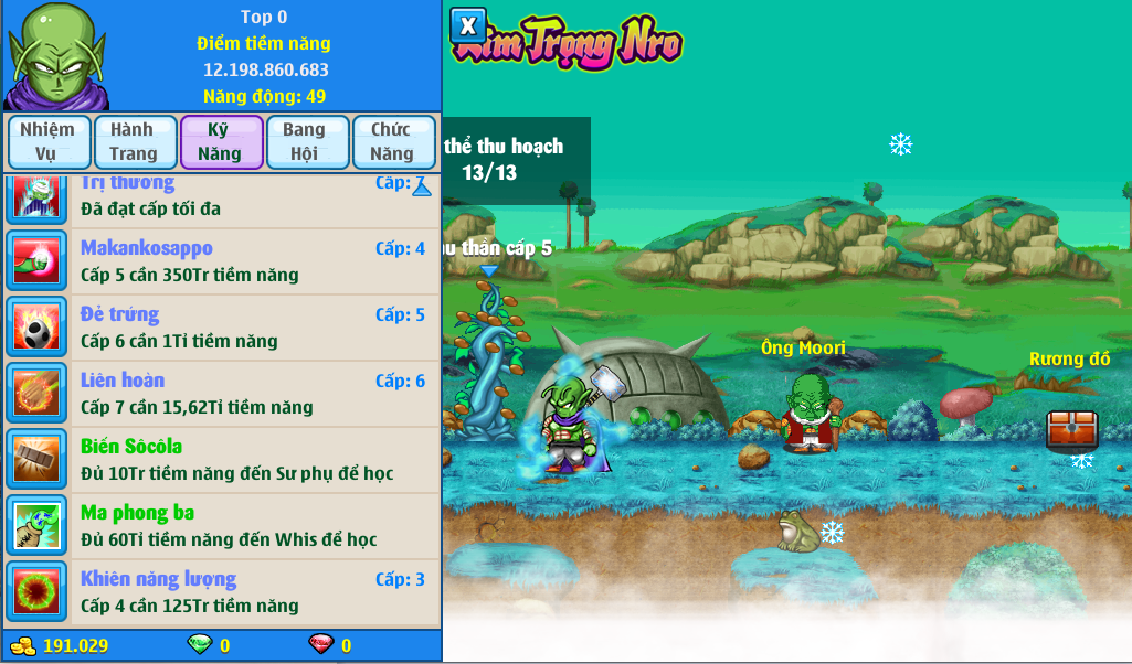 Nick Ngọc Rồng Online VIP giá rẻ, NickDaoQuan.Com, Shop Nick Ngọc Rồng