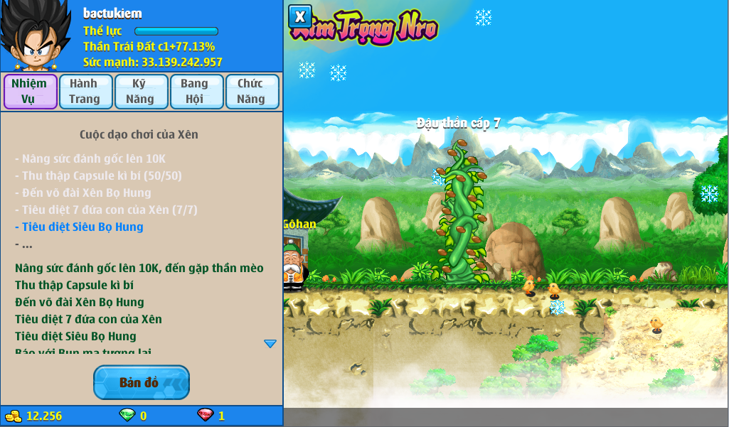 Nick Ngọc Rồng Online VIP giá rẻ, NickDaoQuan.Com, Shop Nick Ngọc Rồng