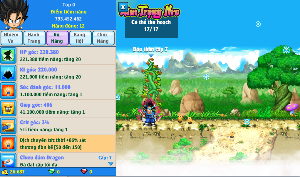 Nick Ngọc Rồng Online VIP giá rẻ, NickDaoQuan.Com, Shop Nick Ngọc Rồng