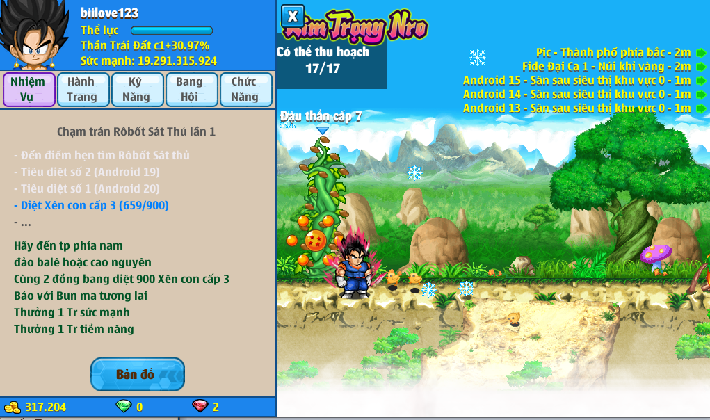 Nick Ngọc Rồng Online VIP giá rẻ, NickDaoQuan.Com, Shop Nick Ngọc Rồng