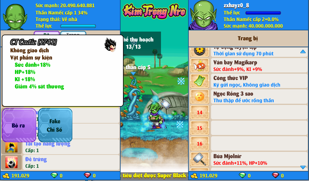 Nick Ngọc Rồng Online VIP giá rẻ, NickDaoQuan.Com, Shop Nick Ngọc Rồng