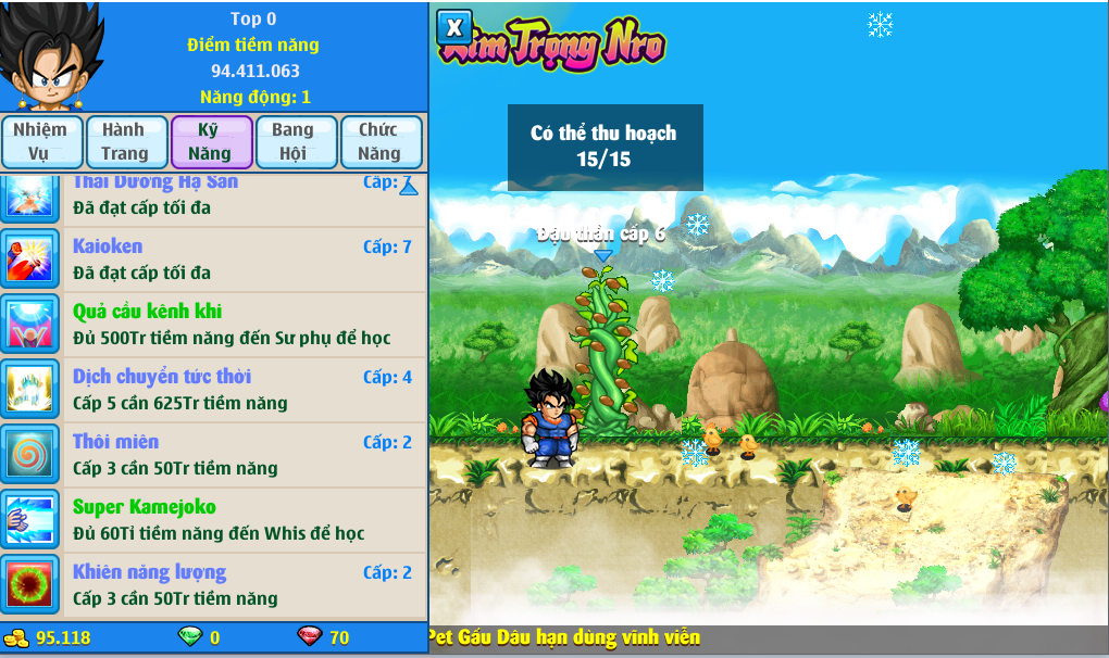 Nick Ngọc Rồng Online VIP giá rẻ, NickDaoQuan.Com, Shop Nick Ngọc Rồng