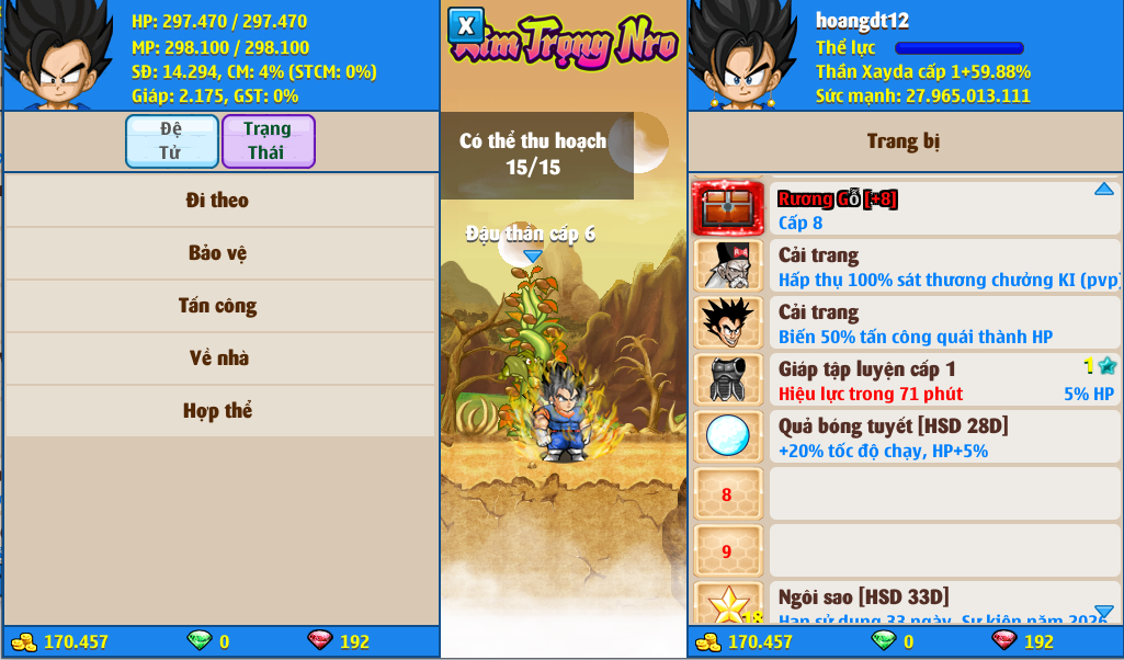 Nick Ngọc Rồng Online VIP giá rẻ, NickDaoQuan.Com, Shop Nick Ngọc Rồng