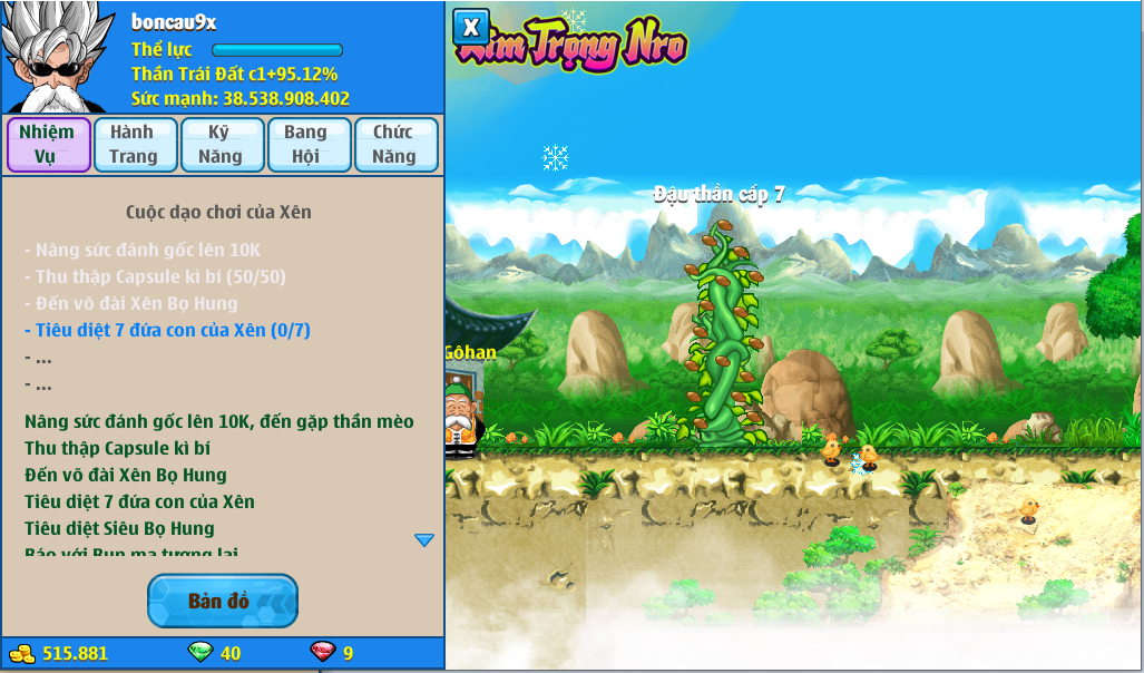 Nick Ngọc Rồng Online VIP giá rẻ, NickDaoQuan.Com, Shop Nick Ngọc Rồng