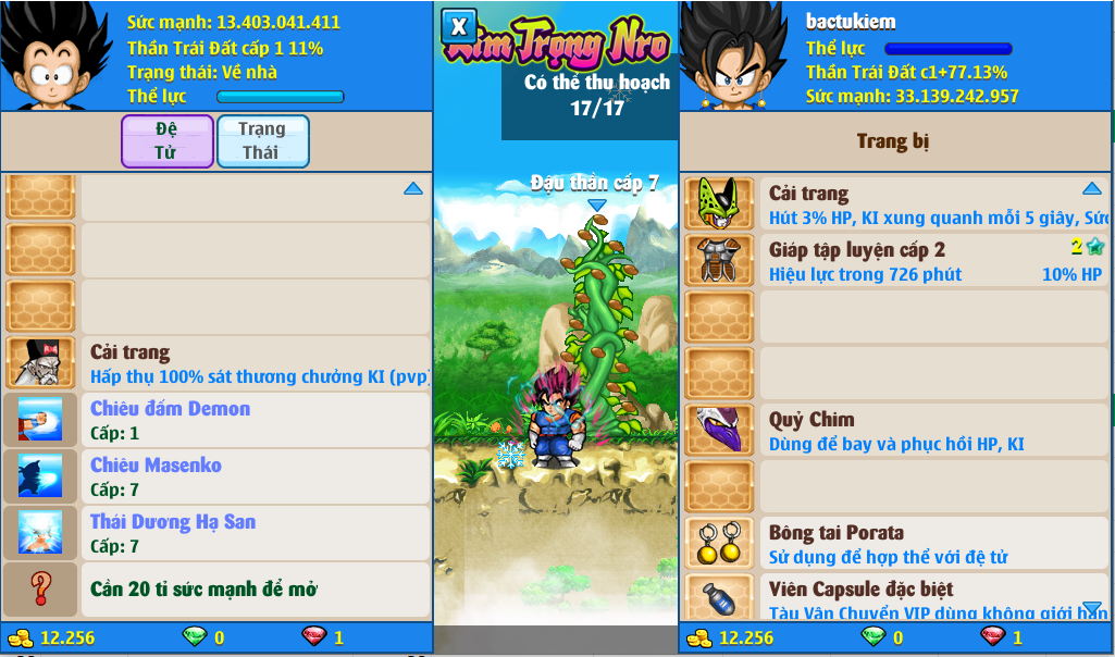 Nick Ngọc Rồng Online VIP giá rẻ, NickDaoQuan.Com, Shop Nick Ngọc Rồng