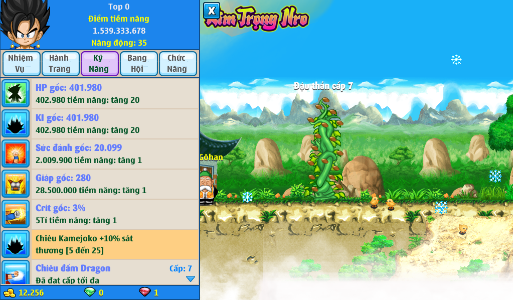 Nick Ngọc Rồng Online VIP giá rẻ, NickDaoQuan.Com, Shop Nick Ngọc Rồng