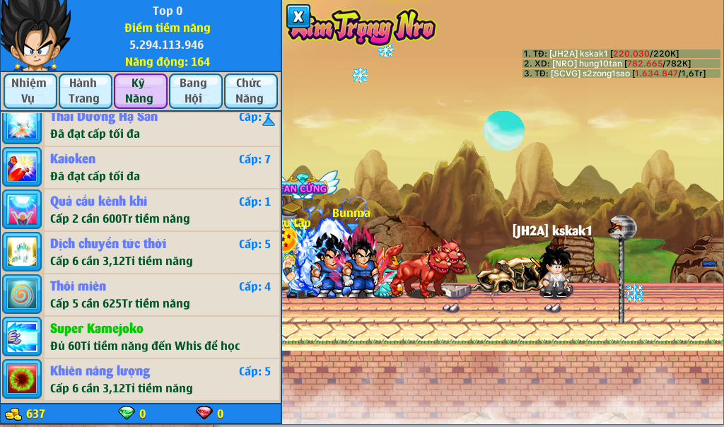 Nick Ngọc Rồng Online VIP giá rẻ, NickDaoQuan.Com, Shop Nick Ngọc Rồng