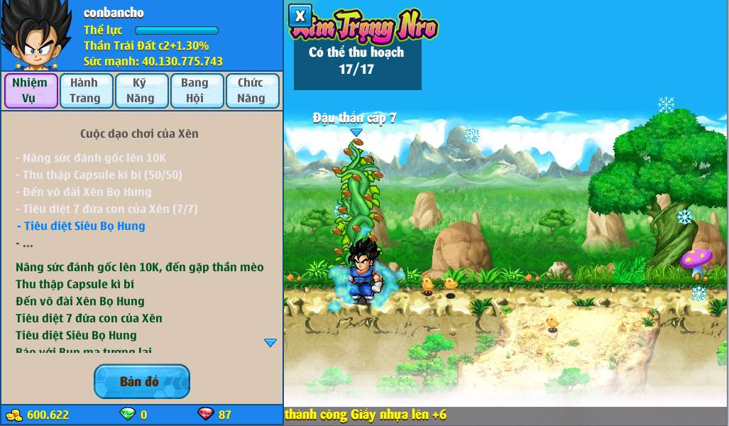 Nick Ngọc Rồng Online VIP giá rẻ, NickDaoQuan.Com, Shop Nick Ngọc Rồng