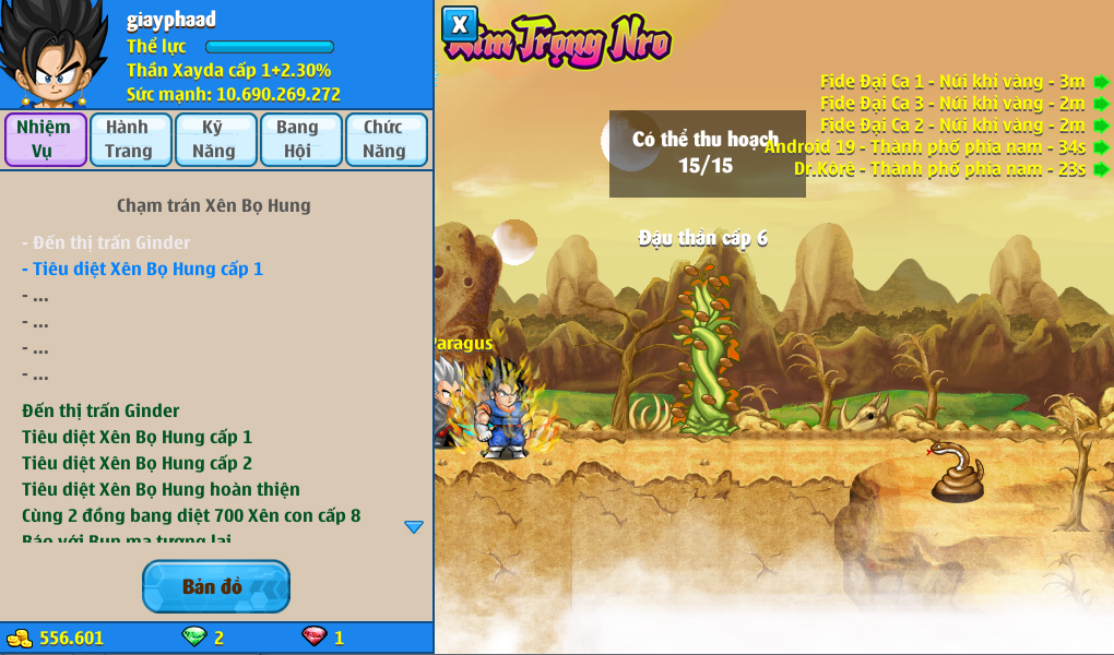 Nick Ngọc Rồng Online VIP giá rẻ, NickDaoQuan.Com, Shop Nick Ngọc Rồng