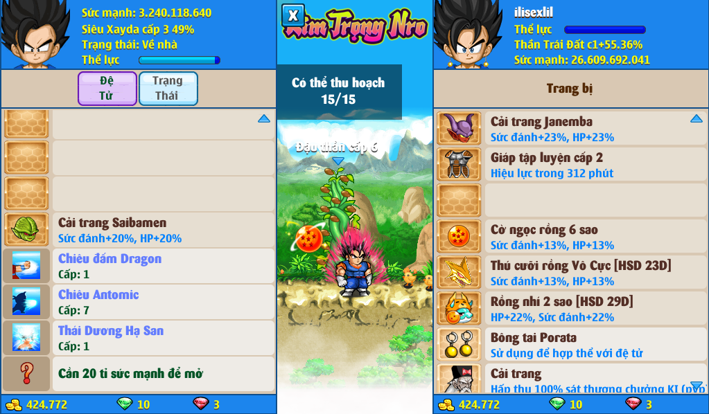 Nick Ngọc Rồng Online VIP giá rẻ, NickDaoQuan.Com, Shop Nick Ngọc Rồng