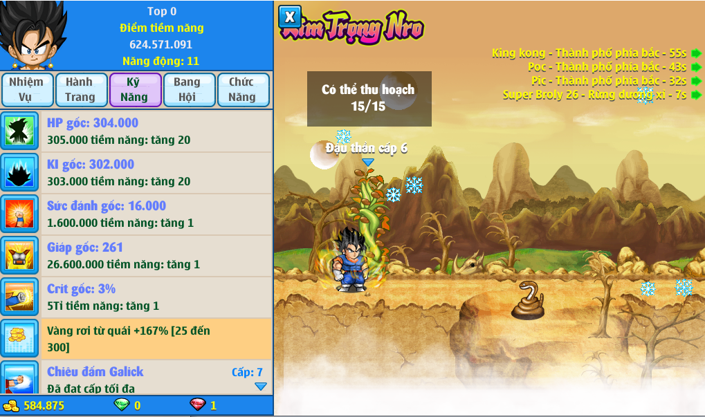 Nick Ngọc Rồng Online VIP giá rẻ, NickDaoQuan.Com, Shop Nick Ngọc Rồng