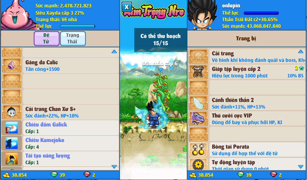 Nick Ngọc Rồng Online VIP giá rẻ, NickDaoQuan.Com, Shop Nick Ngọc Rồng