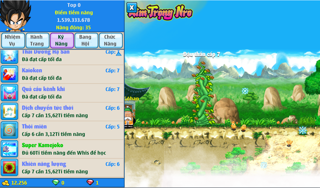 Nick Ngọc Rồng Online VIP giá rẻ, NickDaoQuan.Com, Shop Nick Ngọc Rồng