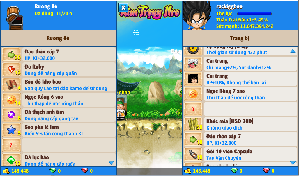 Nick Ngọc Rồng Online VIP giá rẻ, NickDaoQuan.Com, Shop Nick Ngọc Rồng