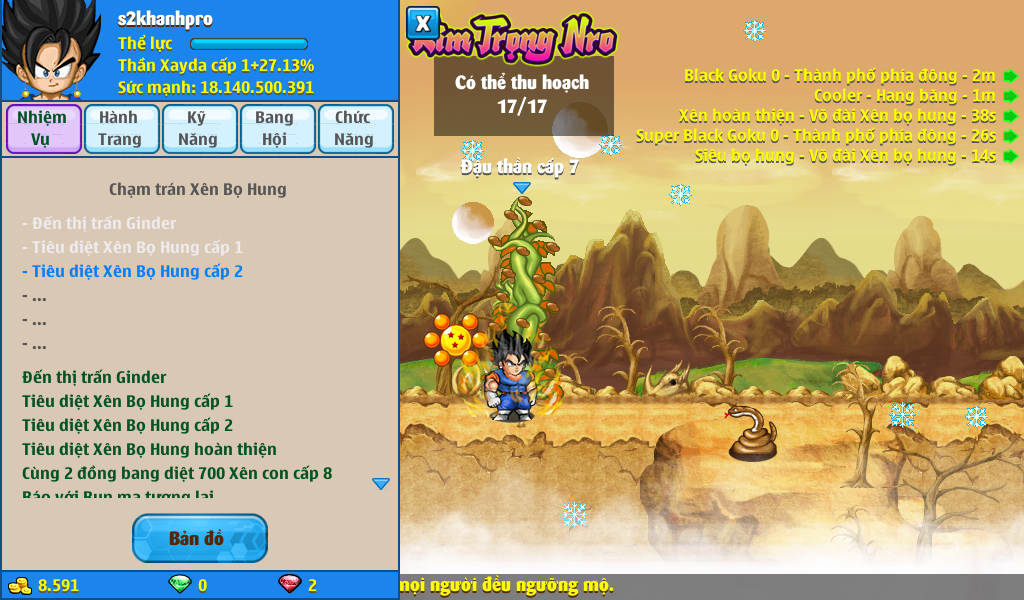 Nick Ngọc Rồng Online VIP giá rẻ, NickDaoQuan.Com, Shop Nick Ngọc Rồng