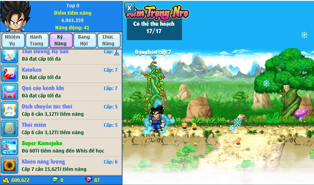 Nick Ngọc Rồng Online VIP giá rẻ, NickDaoQuan.Com, Shop Nick Ngọc Rồng