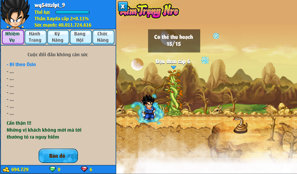 Nick Ngọc Rồng Online VIP giá rẻ, NickDaoQuan.Com, Shop Nick Ngọc Rồng