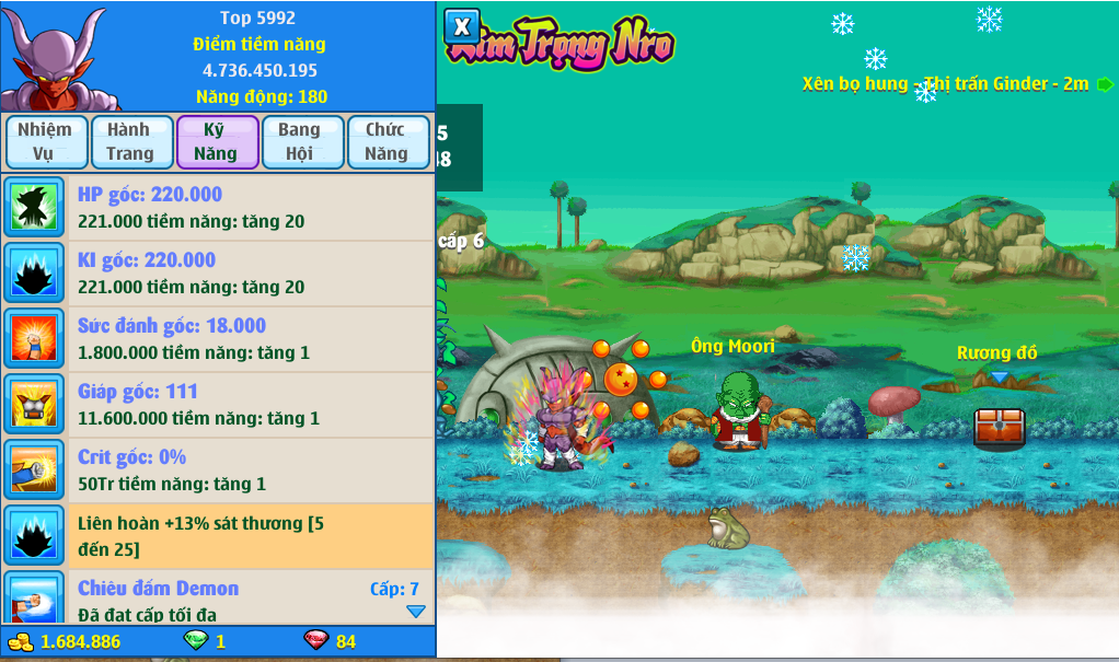 Nick Ngọc Rồng Online VIP giá rẻ, NickDaoQuan.Com, Shop Nick Ngọc Rồng